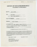 ["This memorandum includes correspondence between Senator Bill Frist and Senator Dole about Dole's suggestions on how to make the ADA easier to comply with for businesses"]
