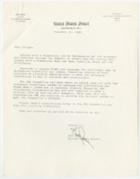 ["Letter from Senator Bob Dole asking for contributions to the JMA Foundation, which provides assistance to those with serious injuries."]