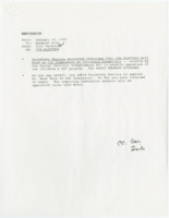 ["The memorandum includes information on the Childhood Disability Commission and the appointment of Jim Slattery as its chair."]