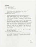 ["Memorandum updating Senator Bob Dole on efforts to make the Old Senate Chamber more accessible. Attached are letters thanking George White, Roberto Miranda, Perry Caswell, and Bill Beaton for their work on making the Chamber more accessible."]