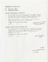 ["Memorandum regarding Senator Bob Dole's invitation to sponsor both the National Organization on Disability's (NOD) annual J.C. Penney/ NOD luncheon and the National Parent Network on Disabilities' (NPND) annual Hill reception. Letters requesting sponsorship from NOD and NPND are attached."]