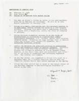 ["Memorandum regarding Senator Bob Dole's invitation to the annual dinner of the National Campaign to End Neurological Disorders by Arthur Ullian. Includes background on Ullian and neurological disorders as well as a New York Times letter to the editor, \"Paying for Medical Research Cuts Health Costs\" by Ullian."]
