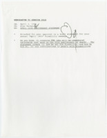 ["Memorandum regarding a statement honoring FDR's (Franklin Delano Roosevelt) 50th anniversary of death. Attached is Senator Dole's statement titled \"Franklin Roosevelt-- Disability Hero.\""]