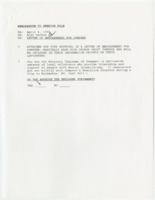 ["Memorandum asking Senator Dole to approve a letter of endorsement for Compeer. Includes the letter and a list of recommendations for disability-specific provisions to job training bill from Senator Bill Frist."]