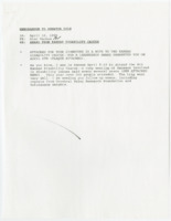 ["Memorandum asking Senator Dole to sign a note to the Kansas Disability Caucus after receiving a leadership award. Also discusses Vachon's trip to Kansas"]