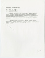 ["Memorandum regarding Vachon and Sheila's meeting with Arthur Ullian to discuss Ullian's ideas on biomedical research."]