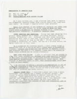 ["Memorandum with notes about Vachon's meeting with Arthur Ullian and outside opinions on Ullian's research."]