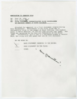 ["Memorandum regarding Senator Dole's floor statement congratulating blind mountaineer, Erik Weihenmayer, on reaching summit of Mount McKinley. Includes Dole's floor statement on Weihenmayer."]