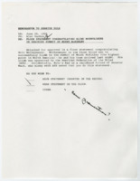 ["Memorandum asking Senator Dole's approval of a floor statement congratulating Erik Weihenmayer for being the first blind man to climb the summit of Mount McKinley."]