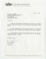 ["Correspondence regarding a proposal between A. Rissell and Paul Meade"]