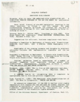 ["Two-and-a-half-page annotated bibliography draft of sources related to the Americans with Disabilities Act"]