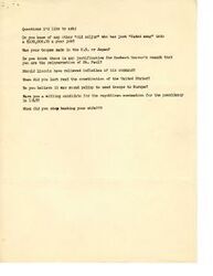 ["These questions were intended as an inside joke in relation to the list of prepared questions for MacArthur."]