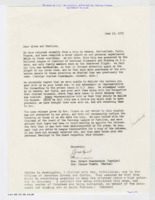 ["Report on Relatives' of Prisoners of War and Missing in Action soldiers trip to Geneva and Paris. Includes schedule of the trip."]