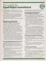 ["Leaflet by the National Organization for Women titled \"ERA Boycott Campaign.\" The boycott campaign targets states where the Equal Rights Amendment was not ratified."]