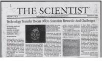["Top article on the front page of The Scientist: the newspaper for the science professional."]