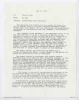 ["Memorandum to Senator Dole covering amendments and changes of the Americans with Disabilities Act bill between the House and the Senate, as of May 24, 1990."]