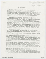["A short fact sheet on the version of the Americans with Disabilities Act as passed by the Senate, which summarizes its major points."]