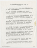 ["Short fact sheet which summarizes main points of the proposed Americans with Disabilities Act of 1988."]