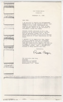 ["Letter to Dole from Ronald Reagan expressing appreciation for legislation he introduced to provide greater equity for the provision of retirement income for women"]