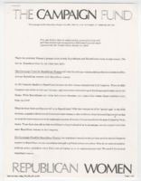 ["Informational page on the Campaign Fund for Republican Women, a PAC (political action committee) focused on funding Republican women running for office"]