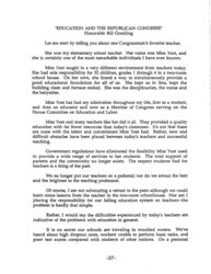 ["Part of a larger document, titled \"The Republican Congress: A Manifesto for Change in the House of Representetives\","]