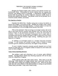 ["Part of a larger document, titled \"The Rebublican Congress: A Manifesto for Change in the House of Representetives\","]